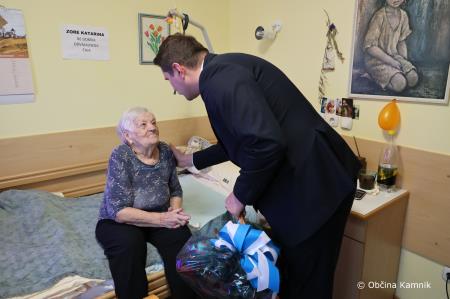 Kamničana Katarina Zore in Franci Uršič sta dopolnila častitljivih 100 let  (10)
